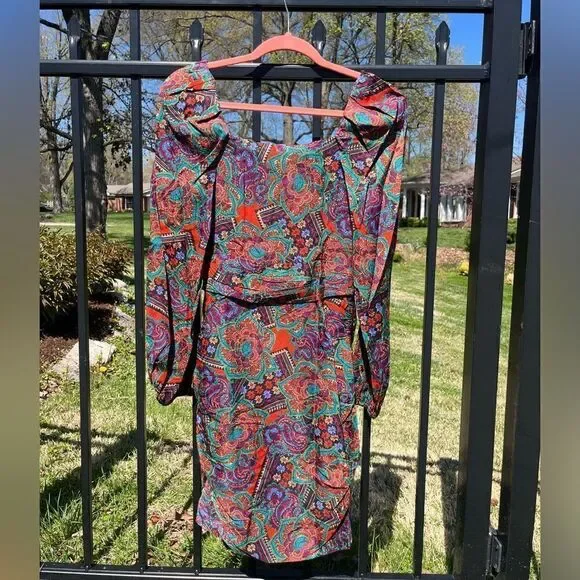 Veronica Beard Bellino Paisley Silk Dress NWT